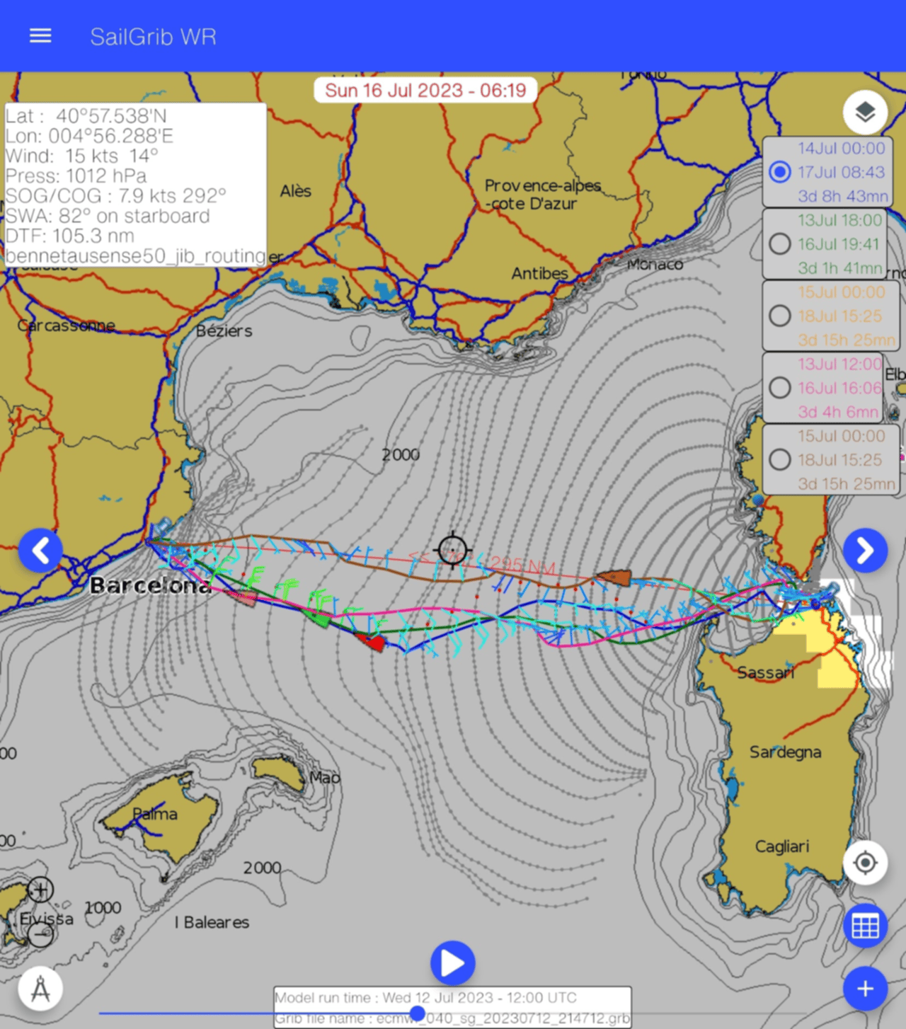 Planning the route
